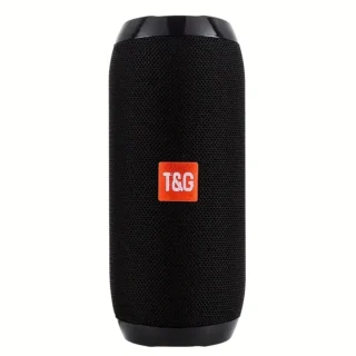 سماعة لاسلكية محمولة TG117، ستيريو TWS، ميكروفون مدمج للمكالمات - راديو FM، بطاقة TF، تشغيل USB - مثالية للاستخدام، تعزيز مقاومة الزلزال، ميكروفون مدمج